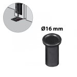 Gâche pour sabot acier prépeint, h. 45 x l. 30 x p. 30 mm Gâche pour sabot acier prépeint, h. 45 x l. 30 x p. 30 mm