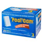 Gomme nettoyante pool gom les 3 pi�ces