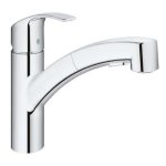 Grohe mitigeur evier bec bas avec douchette extractible eurosmart 30305000