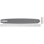 Guide de trononneuse 18  / 45 cm / 68 entraineurs / 1, 5 mm / 3 / 8  bro068