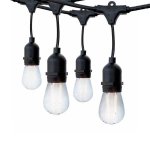 Guirlande guinguette led 6m pour 10 ampoules e27 (non fournies) - silamp