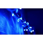 Guirlande led 220v 9m ip44 180 led - bleu ( + transfo) - silamp