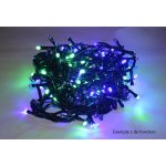 Guirlande led multicolore 220v 9m ip44 180 led ( + transfo) - silamp