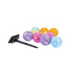 Guirlande led solaire, x8 boules multicolore, 5m