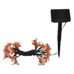 Guirlande lumineuse solaire bee orange plastique 6. 35m