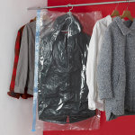 Housse sous vide pour vtement avec cintre 130x70