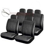 Housse voiture buffalo 9 pices noir