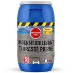 Hydrofuge impermabilisant terrasse anti - taches pierres naturelle et travertin - incolore - 200 l - ...