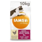 Iams vitality croquettes premium chats seniors - au poulet frais - sans ogm colorant arome artificiel ...