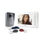Interphone vidéo extra plat - effet miroir liaison 2 fils Interphone vidéo extra plat - effet miroir liaison 2 fils