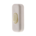Interrupteur 2a unipolaire luminescent blanc - zenitech