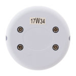 Interrupteur  pied pour luminaire - blanc - zenitech