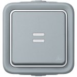 Interrupteur tmoin - voyant fourni - plexo complet saillie - gris