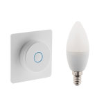 Interrupteur variateur avec ampoule led connectée bluetooth e14 4. 5w - otio Interrupteur variateur avec ampoule led connectée bluetooth e14 4. 5w - otio