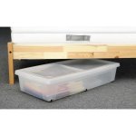 Iris ohyama lot de 2 boites de rangement sous lit modular clear box mcb - ub - plastique - 35 l - 80 ... Iris ohyama lot de 2 boites de rangement sous lit modular clear box mcb - ub - plastique - 35 l - 80 ...