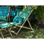 Jardin prive chilienne matelassee manaos - toile amovible - vert emeraude