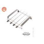 Jeu de 4 brochettes avec support