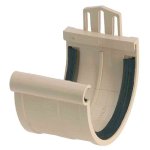 Jonction de gouttire pvc gris toiture inf.  71m2 - sable