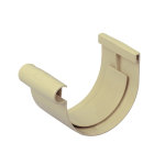 Jonction de profil gouttire pvc demi - ronde 16 couleur sable