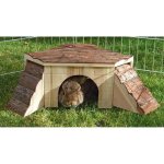 Kerbl maison nature avec rampe pour rongeurs - 37x37x16cm Kerbl maison nature avec rampe pour rongeurs - 37x37x16cm