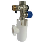 Kit nf comprenant 1 groupe de scurit laiton et 1 entonnoir siphon