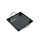 Kit 4 accessoires pour barbecue - supports - brosse - barquettes alu