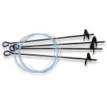 Kit d'ancrage pour abri jardin
