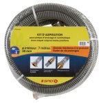 Kit d'aspiration 7m mtal diamtre 30mm