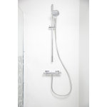 Kit barre de douche À douchette Économie d'eau brenna - h78cm - finition chromé Kit barre de douche À douchette Économie d'eau brenna - h78cm - finition chromé