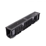 Kit caniveau premium 1000 x 130 x 150 mm + grille fonte anti - talon b125 x 2 Kit caniveau premium 1000 x 130 x 150 mm + grille fonte anti - talon b125 x 2