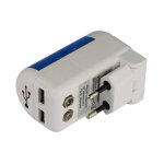 Kit de charge all - in - 1 avec 2x usb + 1 chargeur allume cigare rotatif 180 + 1 chargeur secteur avec ...
