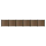 Kit clôture h1. 85xl11. 29m bois composite philly marron structure aluminium set de base + 5 extensions ... Kit clôture h1. 85xl11. 29m bois composite philly marron structure aluminium set de base + 5 extensions ...