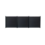 Kit clôture h1. 85xl5. 68 m bois composite philly gris structure aluminium set de base + 2 extensions ... Kit clôture h1. 85xl5. 68 m bois composite philly gris structure aluminium set de base + 2 extensions ...