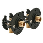 Kit complet fixation robinetterie sous - lavabo - per �16 - rac glissement m12 / 17