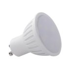 Kit complete de 10 spots encastrable chrome mat marque kanlux avec gu10 led 5w blanc chaud