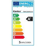 Kit complete de 15 spots encastrable chrome mat orientable marque kanlux avec gu10 led 5w 3000k blanc ...