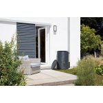 Kit cuve arrondo 250 l gris graphite -  65 x 93 cm