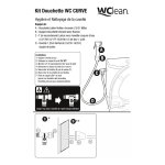 Kit douchette wc curve hygine intime en laiton chrom