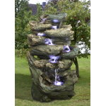 Kit fontaine chute d'eau de jardin ou d'intérieur oakland Kit fontaine chute d'eau de jardin ou d'intérieur oakland