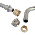 Kit raccordement radiateur � gliss. d12