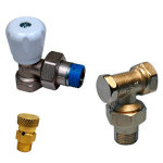 Kit radiateur avec robinet manuel équerre 15x21 Kit radiateur avec robinet manuel équerre 15x21