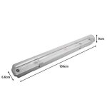Kit de rglette led etanche + tube non lumineuse led 150cm t8 50w - blanc chaud 2300k - 3500k - silamp ...