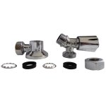 Kit robinet machine � laver std avec applique et racc � viss pr cuivre 12 ou 14