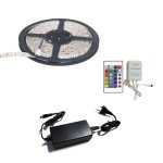 Kit ruban led rgb 12v 5050 30led / m (inclus contr�leur et alimentation) - silamp