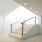 Kit support spot gu10 led carr blanc 120x120mm avec ampoule led 6w - blanc froid 6000k - 8000k - silamp ...
