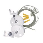 Kit de suspension pour rails triphass - silamp