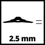 Lame de dbroussailleuse 255 mm