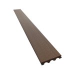 Lames de terrasse composite pleines - long: 2, 4m - 1 m2 - marron