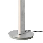Lampadaire led 28w 3000k chrome 123cm
