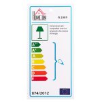 Lampadaire trpied projecteur style industriel no - rtro hauteur rglable 65l x 65l x 103 - 146h cm ...
